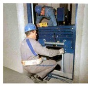 Монтаж шахты лифта фото