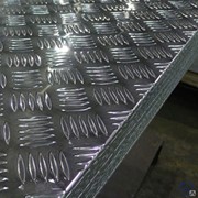 Лист алюминиевый рифленый 4х1500х3000 мм квинтет