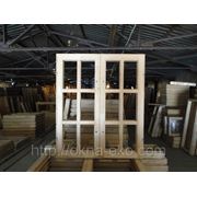 ОС 12-10А кр (2ст) оконный блок деревянный для дачи