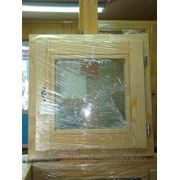 Деревянный стеклопакет 570х570 фотография
