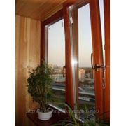 Производим деревянные окна из трехслойного клееного бруса высшего качества системы «Старт». фотография
