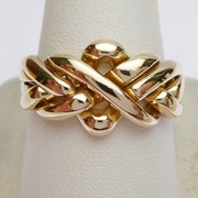 Золотое кольцо головоломка (унисекс) от WickerRing фотография