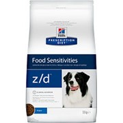 Hill's PD 3кг z/d Food Sensitivities Сухой корм диета для взрослых собак при аллергии фотография