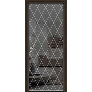 Межкомнатные стеклянные двери (серия Витро) Тип 450 П 11 (черный графит) фото