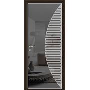 Межкомнатные стеклянные двери (серия Витро) Тип 450 П 13(черный графит) фото