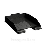 Подставки для документов Стамм Лоток для бумаг горизонтальный “Эксперт“ черный фото