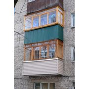 Деревянный балкон №5 фотография