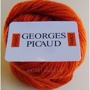 Пряжа для вязания оранжевая -Laine Merinos