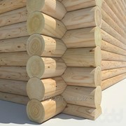 Cylinder Log Prefab Home Kits (CUB.MTR price)