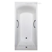Чугунная углублённая ванна Castalia Prime 180x80 с ручками фото