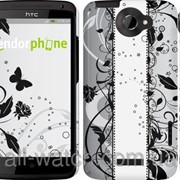 Чехол на HTC One X+ Цветочный узор 3 “1582c-69“ фото