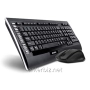 Комплект клавиатура+мышь беспроводной A4Tech 9300H Black USB, код 116139 фотография
