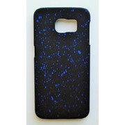 Чехол на Самсунг Galaxy S6 G920F Space приятный Пластик Черный Синие капли фотография