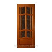 Ампир 5 Ц деревянная дверь из натурального дерева-массива древесины Цветовая гамма Варианты остекления фотография