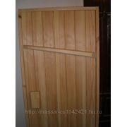 Двери бани деревянные