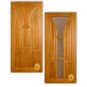 Межкомнатная филенчатая дверь из массива сосны «Лотос» фотография