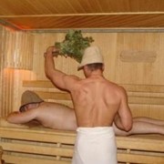 Русская баня с парной. фото