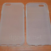 Чехол силиконовый для Apple iPhone 6 4.7“ (белый, прозрачный, матовый цвет) 2707 фото