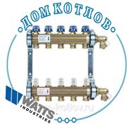 Коллекторная группа в сборе для теплых полов Watts (с расходомерами) на 3-12 контура
