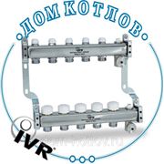 Коллекторная группа в сборе из нерж. стали IVR (без расходомеров) на 2-12 выходов. Италия.