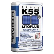 Клеевая смесь LitoPlus K55 белая LITOKOL (ЛитоПлюс Литокол), 25кг фото