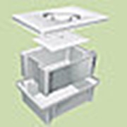 Емкость-контейнер полимерный ЕДПО-1-01 для дезинфекции и предстерилизационной обработки медицинских изделий фото