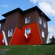 Строительство Перевернутого дома фото