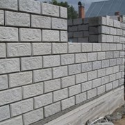 Стеновые блоки с облицовкой от производителя. фото