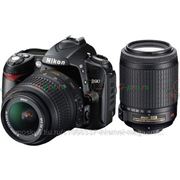 Зеркальный фотоаппарат Nikon D90 Kit 18-55VR 55-200VR фотография