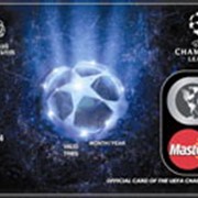 Услуги по обслуживанию платежных карт MasterCard UEFA Champions League фотография