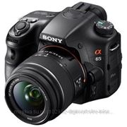 Зеркальный фотоаппарат Sony Sony Alpha SLT-A65Y kit 18-55 + 55-200 черный