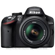 Зеркальный фотоаппарат Nikon Nikon D3200 Kit 18-55 и 55-300VR черный