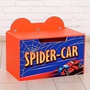 Контейнер-сундук с крышкой SPIDER-CAR, цвет красный фотография