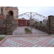 Ворота кованые фото