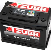 Аккумулятор автомобильный ZUBR Ultra 75-0 (R +)