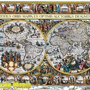 Пазл Ravensburger - Кир, Большая карта мира, 1611 (Keere, Big World Map, 1611) фото