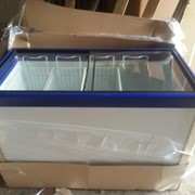 Морозильный ларь СНЕЖ с прямым стеклом на 472 литра фотография