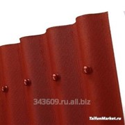 Битумный волнистый лист Gutte 2000х910мм красный фото