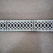 Алюминиевые ливневые решетки для лотков серии DN10 фотография