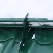 Снегозадержатель трубчатый Grand Line RAL 6005 3м фото