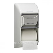 Диспенсер для 2-х стандартных рулонов туалетной бумаги, линия "Серый пластик"