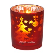 ЭРА Светодиодная свеча в стакане G16-NY-RED 24/1584 фото