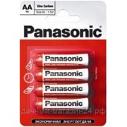 Батарейка Panasonic Zinc Carbon R6RZ/BP4 4шт. фотография