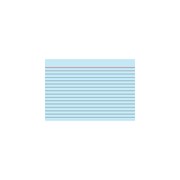 Карточки Brunnen, для картотеки, А6, 190 гр/м2, 100 штук, линейка Голубой фотография