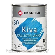Лак Тиккурила Kiva акриловый, полуматовый 0,9 л фотография