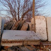Блоки, плиты стеновые, бетонные, фундаментные б/у фото