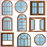 Наша компания изготавливает деревянные окна и двери любой конфигурации - круглые, овальные, прямоугольные, треугольные, трапециевидные, арочные.