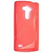 Чехол силиконовый для LG G4s H736 S-Line TPU (Красный) фото
