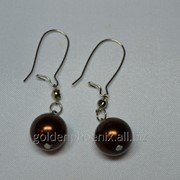 Сережки из жемчуга (имитация) 36408661 фото