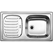 Blanco FLEX mini Кухонная мойка врезная оборачиваемая, расположение крыла возможно слева или справа, нержавеющая сталь “декор“, 512032 фото